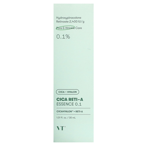 VT Cosmetics, Cica Reti-A Essence 0,1, 30 мл (1,01 жидк. унц.)