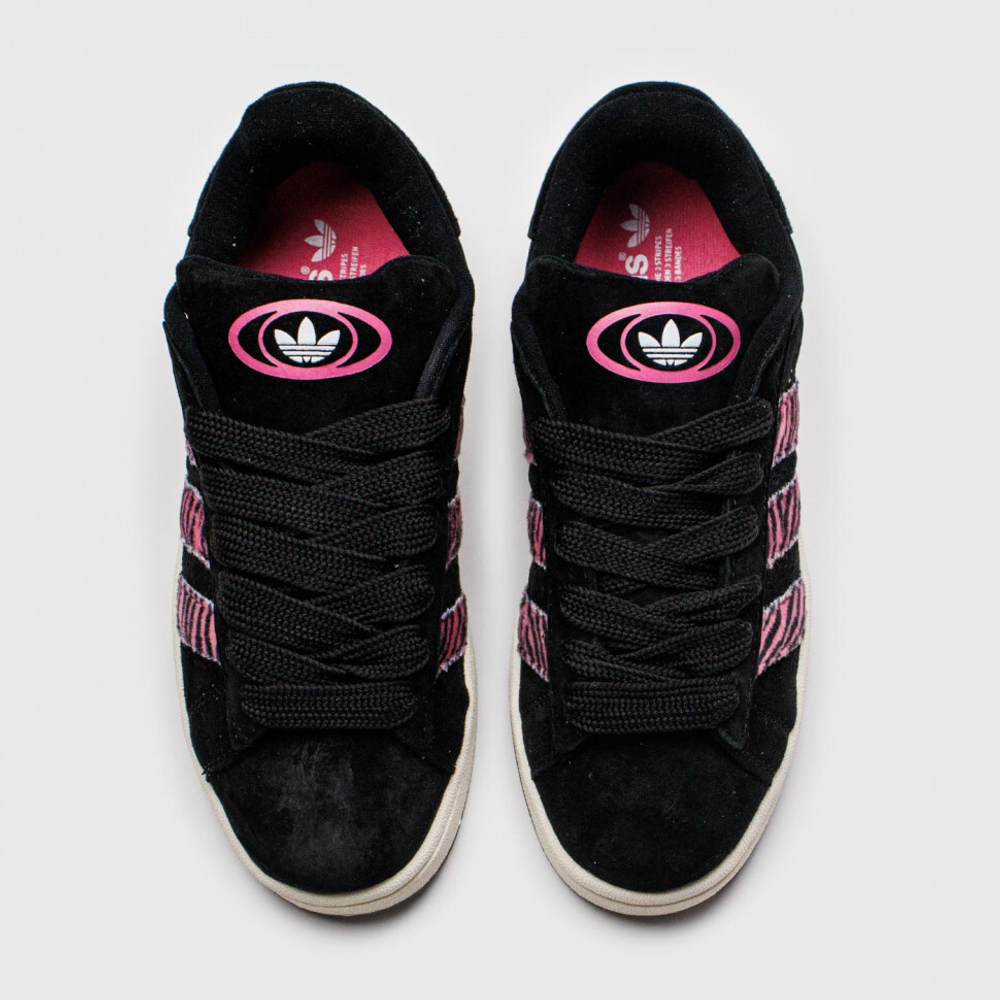 кроссовки Adidas Campus 00 Black / Pink / White Wmns IG2389
