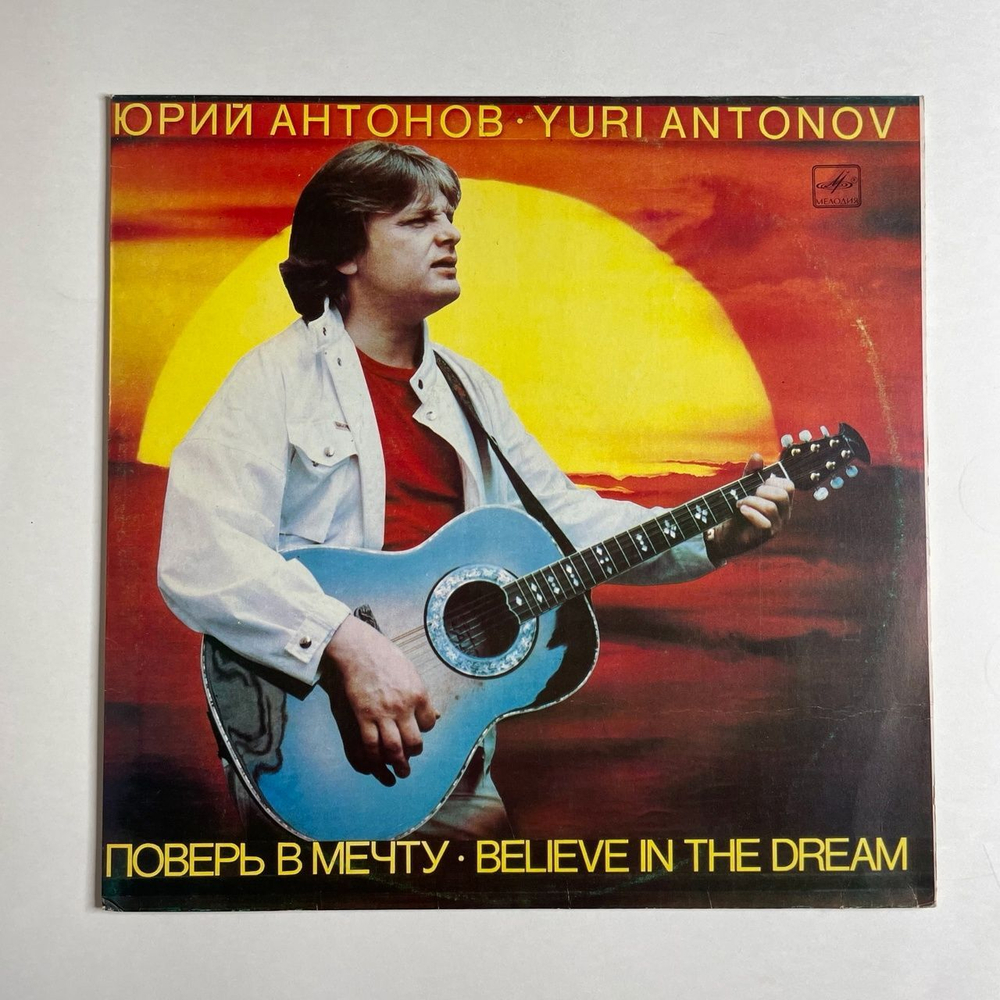 Винтажная виниловая пластинка LP Юрий Антонов Поверь В Мечту (СССР 1985) На Улице Каштановой
