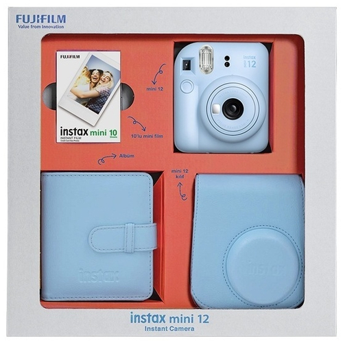 Фотокамера моментальной печати Fujifilm INSTAX MINI 12 голубой