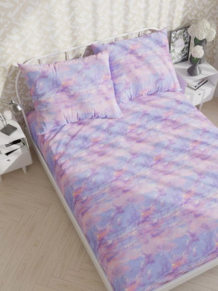 Простынь на резинке Сказка "Небеса" 90х200 см, перкаль