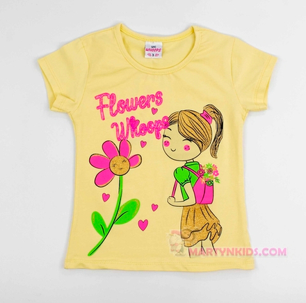 футболка FLOVERS девочка Whoops 4897
