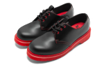 CLOT x Dr.Martens Martin 1461 Leather Fashion Simple Casual Shoes Men's Black Red