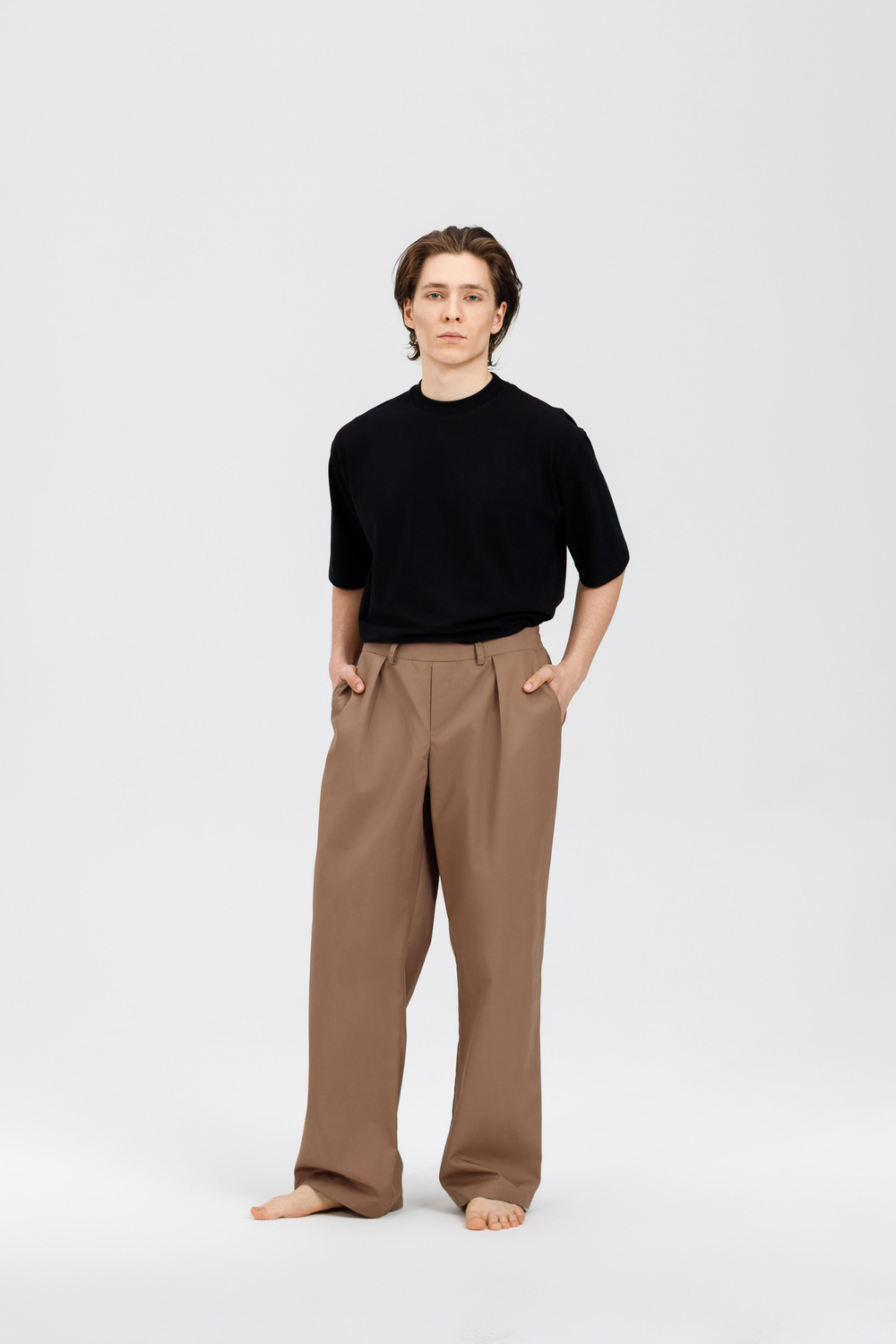 Брюки OVERSIZE, цвет Мокко