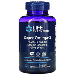 Life Extension Super Omega-3 120 softgels, Супер Омега 3