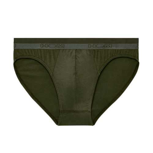 Мужские трусы брифы хаки HOM Classic 40-0204-00DK