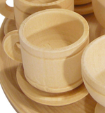 Комплект деревянной посуды