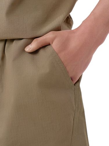 Бежевый хлопковый костюм Senseera с шортами