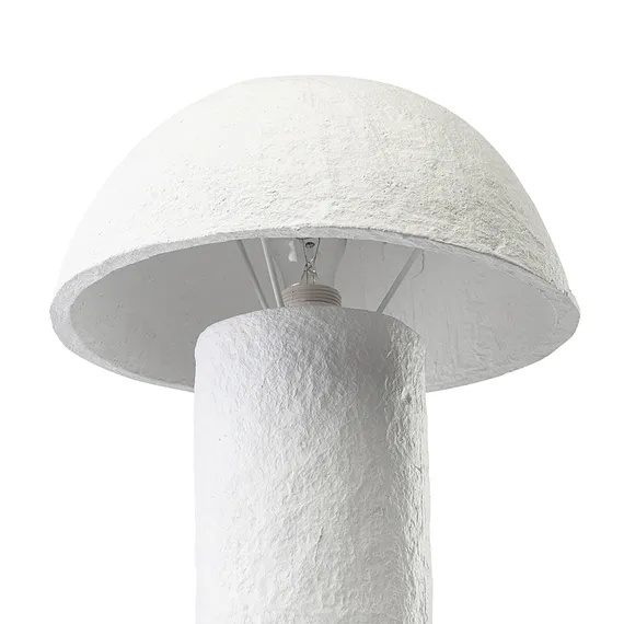 Лампа настольная texture sleek, D32x42 см, белая