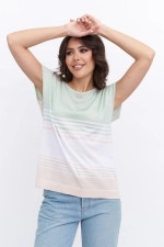 Джемпер Д 3289/бежево-мятный