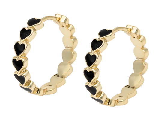 Конго Сердца с эмалью 22мм