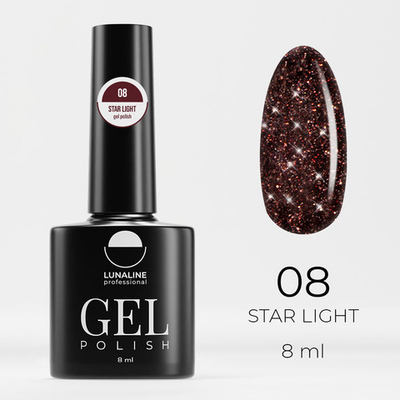 Гель-лак LunaLine Star Light светоотражающий 08 8 мл
