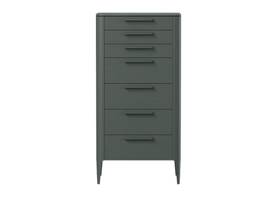 Комод Type oak высокии? 7 ящиков (темно-серый)