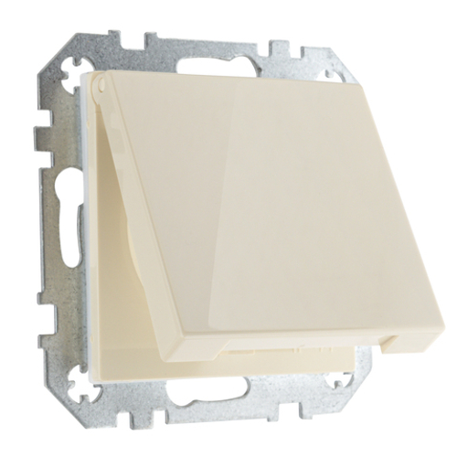 Розетка 16А IP44 LIREGUS EPSILON IKL16-408-01.E/S слоновая кость