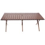 Стол кемпинговый складной DC-5020 серия LUCERO, 116*58*42 см, цвет: темное дерево, ТуристМастер