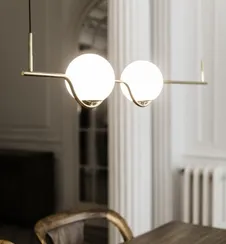 Подвесной светильник Le Vita 2L золотой