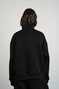 Олимпийка Zoe с начесом, черная