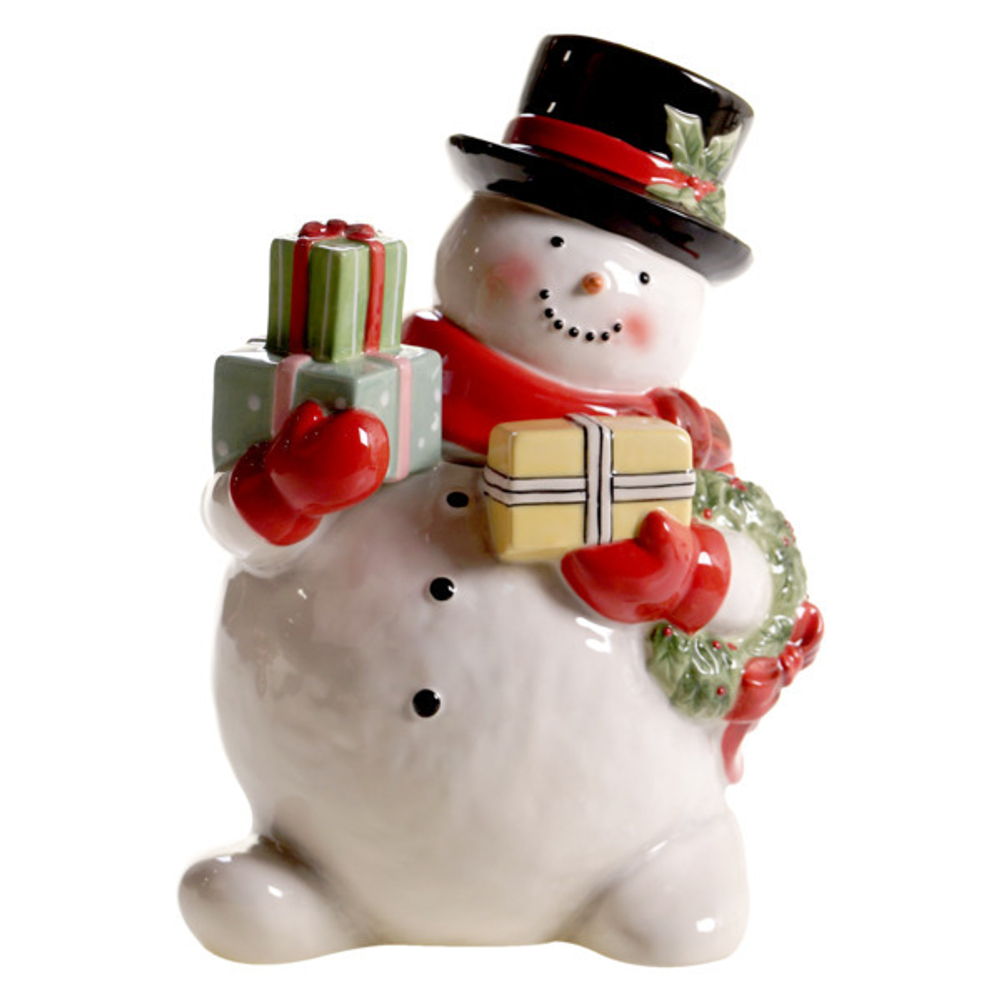 Банка для печенья 3D Certified Int. Просто поверь Снеговик 30см