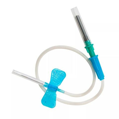 Игла-бабочка для взятия крови 23G 0.6х19 мм, длина трубки 19 см Lind-Vac, 100 шт.