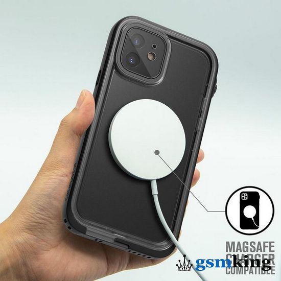 Catalyst Total Protection Waterproof Case for iPhone 12 | 12 Pro Stealth Black (Чёрный)