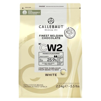 Шоколад белый 25,9% «CALLEBAUT» 2.5 кг