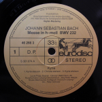 Peter Schreier, Popp, Watkinson, Adam, Buchner, Lorenz / Johann Sebastian Bach: Messe In H-moll BWV 232 (3LP)