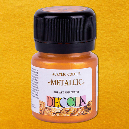 Декола акрил металлик банка 20 мл Золото ройял