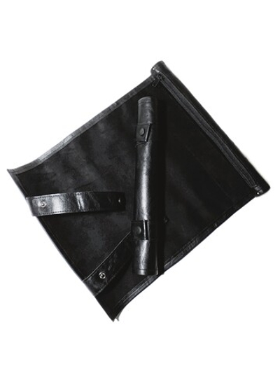 Пенал-скрутка для хранения игральных костей (чёрный)