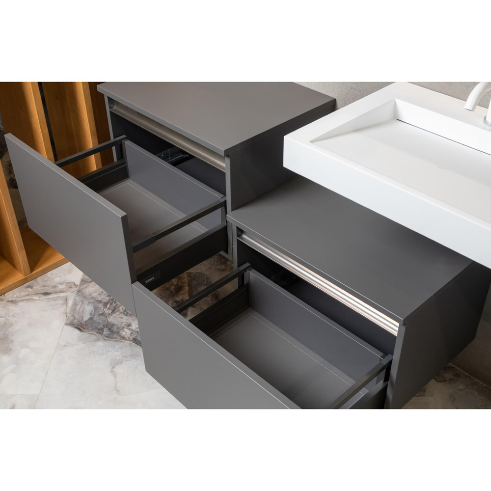 Тумба Armadi Art Flat Valessi Uno-S 60 897-060-A mat, АНТРАЦИТ мат