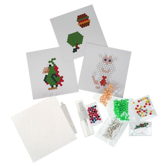 Набор д/детского тв-ва БУБА аквамозаика 400 бусин МУЛЬТИ АРТ