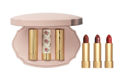 GUCCI Classic Sheer Lipstick Makeup Sets Velour Satin 3.5g*3