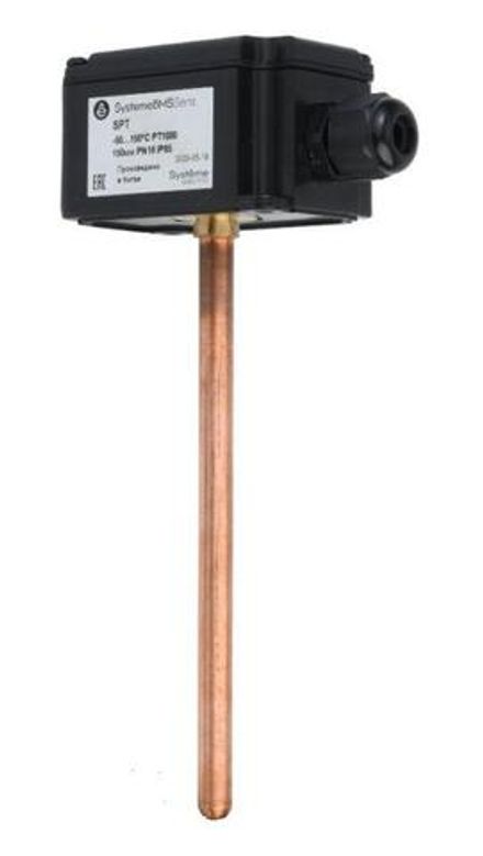 Датчик температуры погружной 0-150град. 0-10В 200мм 24В с гильзой SE SPT3V200
