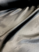 Ткань подкладочная с принтом (Италия - HUGO) 50% вискоза 50% п.э -145см 1 м