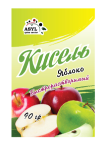 КИСЕЛЬ АСЫЛ ЯБЛОКО 90ГР