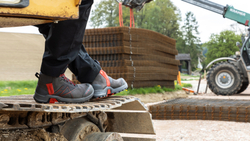 Ботинки Haix  CONNEXIS Safety+ GTX mid/grey-red