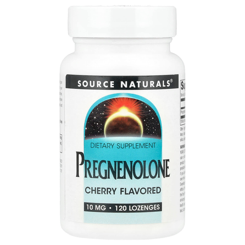 Source Naturals, прегненолон, с вишней, 10 мг, 120 пастилок