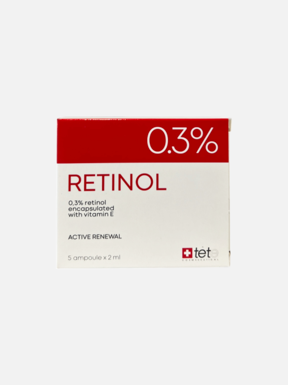 Ампулы Retinol Ampoule 0.3%, Tete Cosmeceutical, 5*2 мл