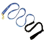 потяг с амортизатором на 1 собаку поларис синий