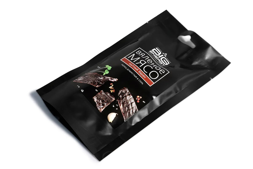 Вяленые ломтики баранины 50 гр дой пак Big energy