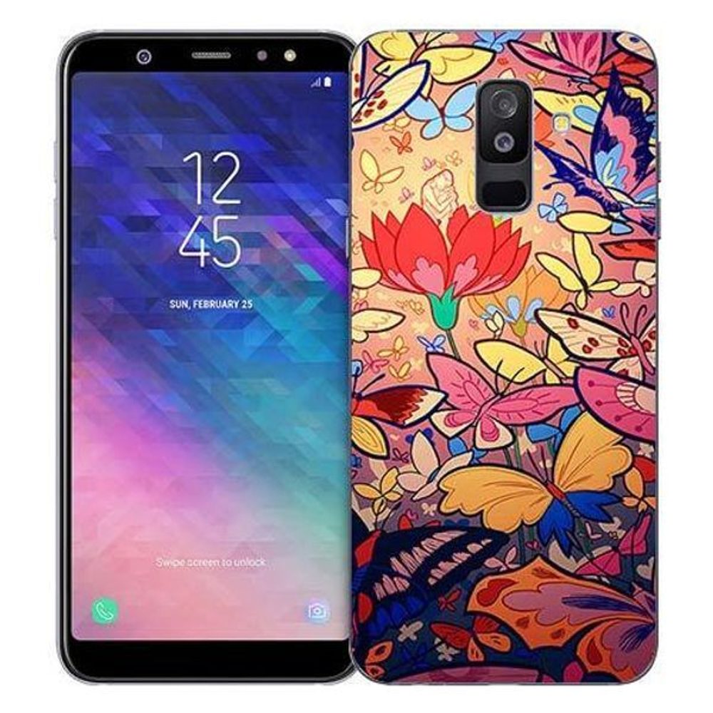 Силиконовый чехол Samsung Galaxy A6 (A600F), 2018, в ассортименте (290)