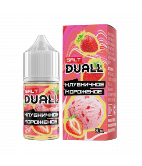 Жидкость Duall, 30 мл, Light Клубничное мороженое