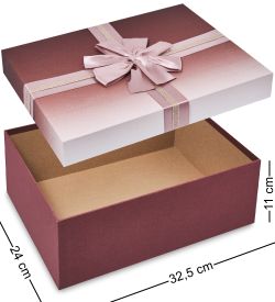 WF-165/3-A Коробка бол., бордовый