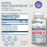 Solaray, Super Multidophilus, пробиотик, 60 растительных капсул