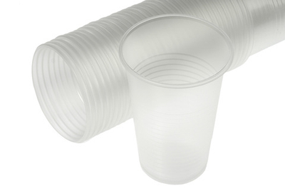 Стакан 200мл полипропиленовый прозрачный Эконом 100шт/уп цена за уп (18178)