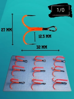 Тройной крючок с покрытием