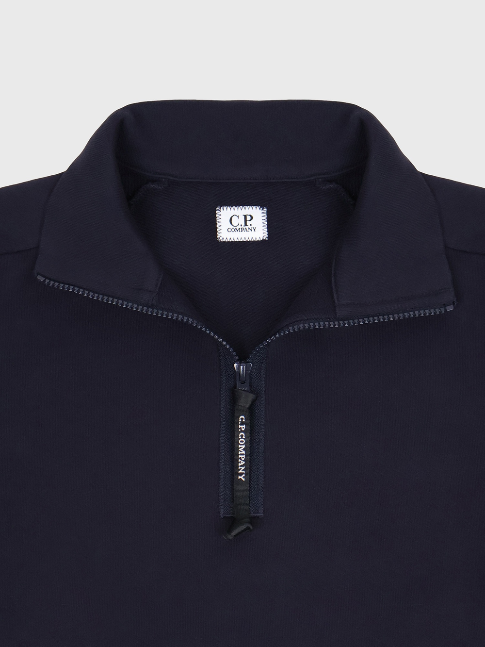 Свитшот на молнии C.P. Company Diagonal Raised Half Zip Navy