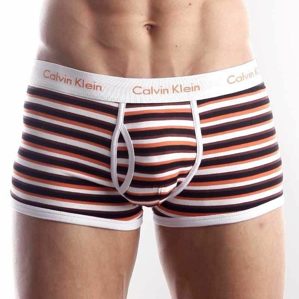 Мужские трусы хипсы Calvin Klein 365 Print Lines III Red