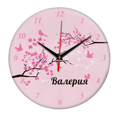 Часы именной подарок "Валерия" Декор для дома, подарок