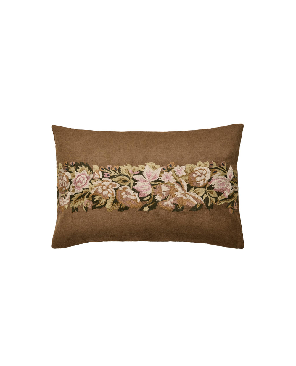 Zara Home наволочка декоративная из льна, светло-бежевый, в полоску, 40x60 см