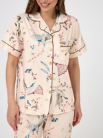 Пижама б/в штаны+рубашка к/р 2528